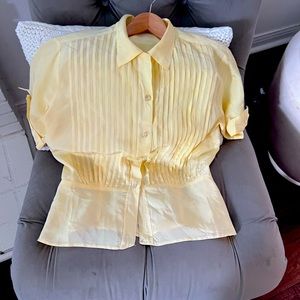 Vintage yellow blouse